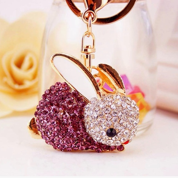 Accessories - Easter rabbit, rhinestone bag, charm